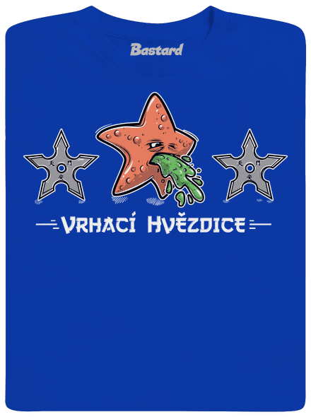 Vrhací hvězdice dětské tričko Royal Blue