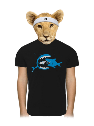 Rybky dětské sportovní tričko Black