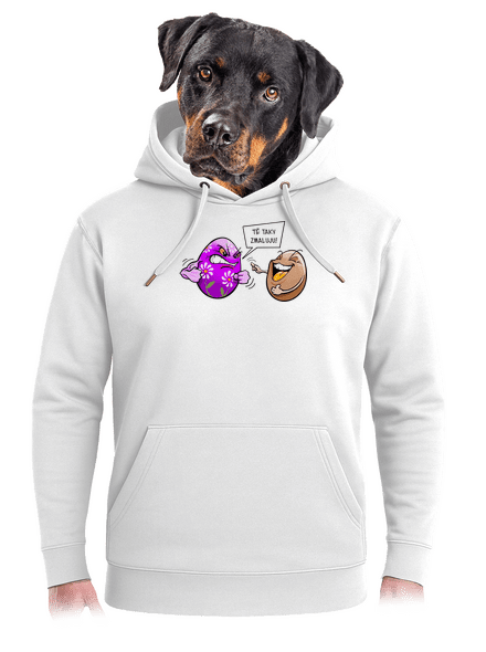 Zmaluju tě unisex mikina premium Snowwhite