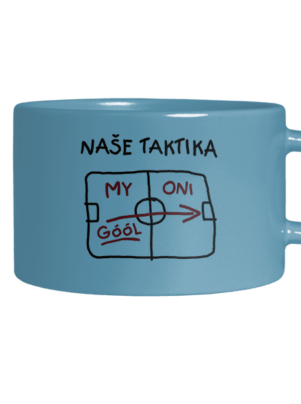 Naše taktika hrnek makronka Blue Macaron