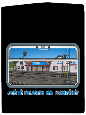 Nejsem na konečné dámská mikina na zip Black