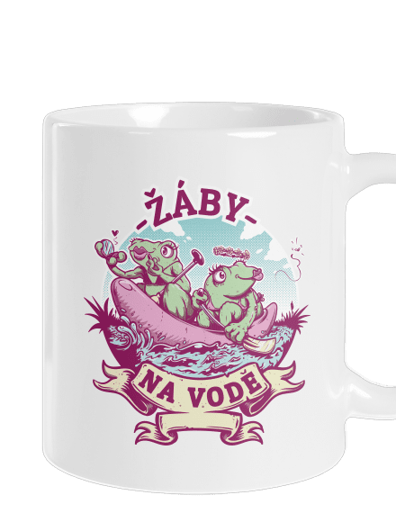 Žáby na vodě klasický hrnek White