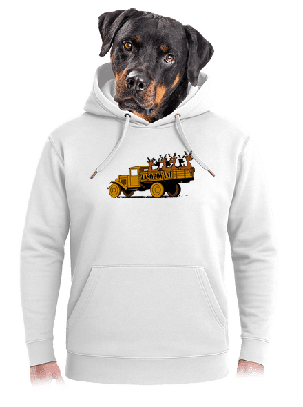 Zásobování unisex mikina premium Snowwhite