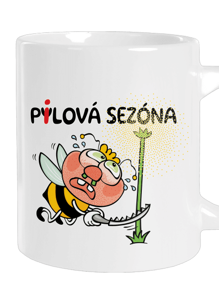 Pylová sezóna velký hrnek White