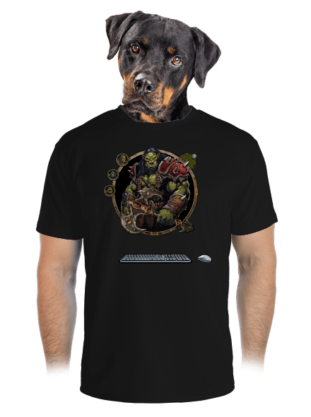 B17: Warcraft pánské sportovní tričko Black