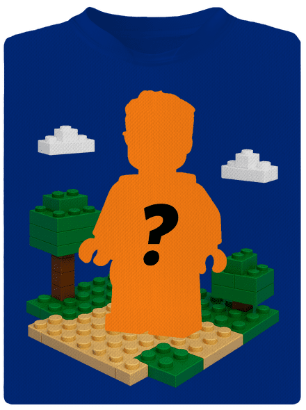 Lego postava z vlastní fotky pánské sportovní tričko Royal Blue Mal