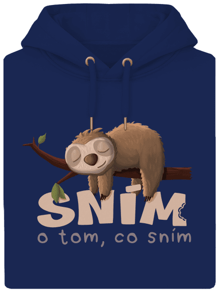 Sním o tom, co sním unisex mikina premium Navy