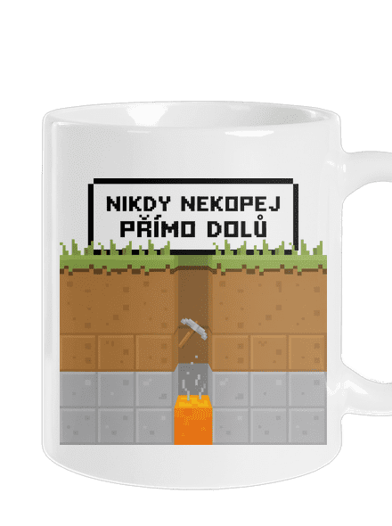 Nekopej dolů klasický hrnek White