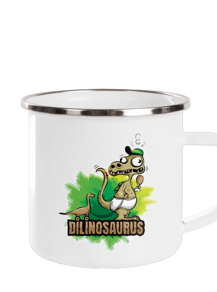 Dilinosaurus plecháček White