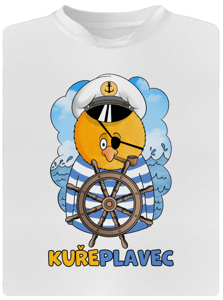 Kuřeplavec dětské sportovní tričko White