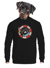 unisex mikina bez kapuce