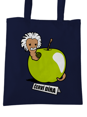 Červí díra taška French Navy