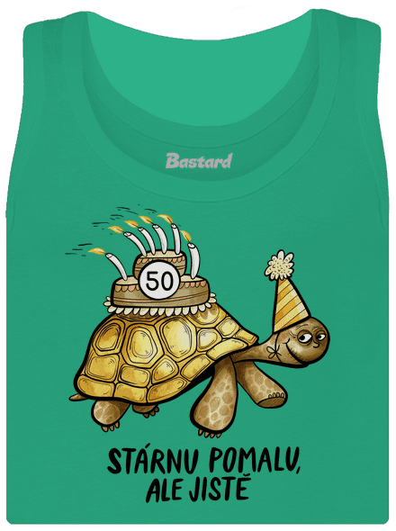 Stárnu pomalu dámské tílko klasické Mint Mal