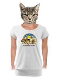 dámské tričko s lemem