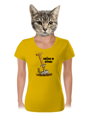 Občas si rýpnu dámské tričko Yellow