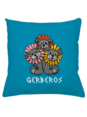 Gerberos polštář Blue Turquoise