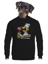 unisex mikina bez kapuce