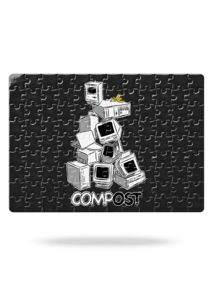 Compost puzzle White