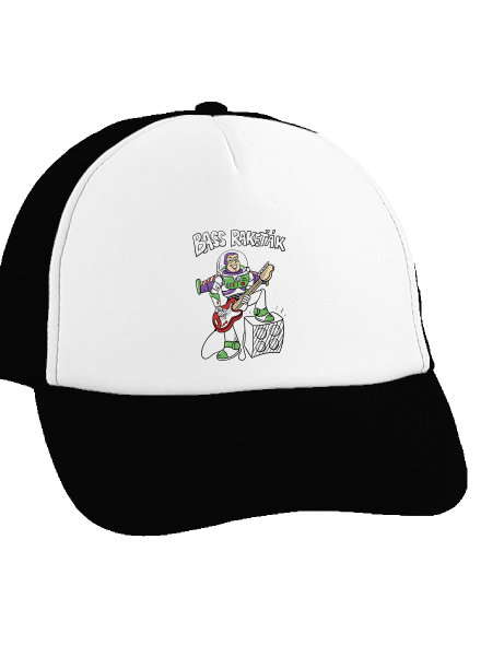 Bass Rakeťák kšiltovka truckerka Black cap