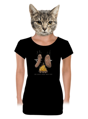 dámské tričko s lemem