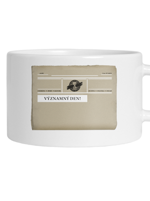 Věštecké listy hrnek makronka White