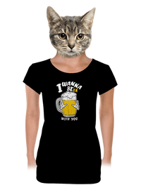 dámské tričko s lemem