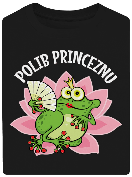 Polib princeznu a prince unisex tričko oversized Black