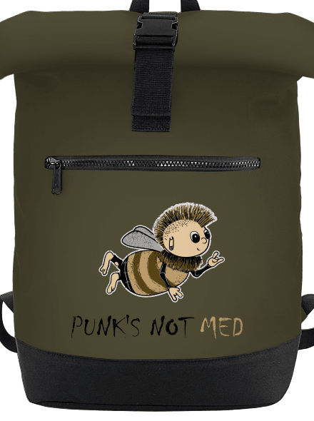 Punks Not Med batoh Military Green
