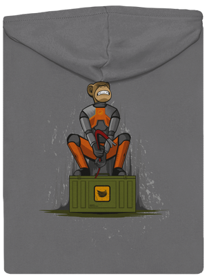 Ape-Life dámská mikina na zip Steel Gray