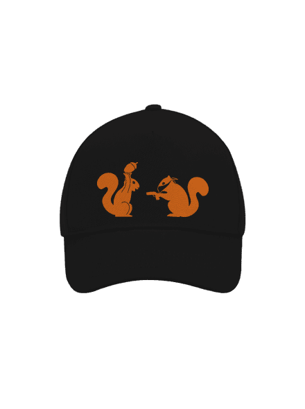 Veverky kšiltovka baseballka Black