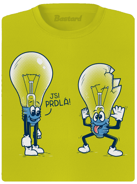 Prdlá dámské sportovní tričko Neon Yellow