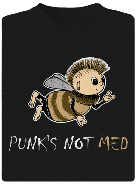 Punks Not Med dětské sportovní tričko Black