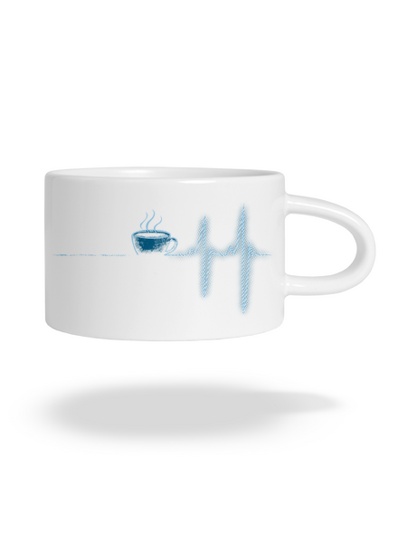 Coffee help hrnek makronka White