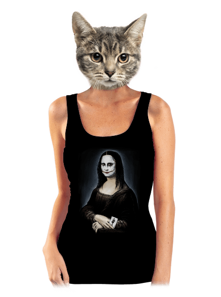 Mona Joker Lisa dámské tílko klasické Black