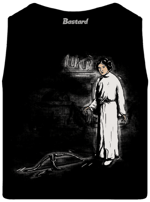 Luke a Leia pánské tílko Black