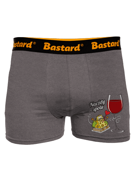 Navždy spolu boxerky Gray Melange