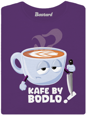 Kafe by bodlo dámské tričko premium Purple