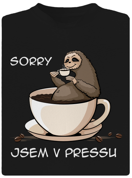 V pressu dětské sportovní tričko Black