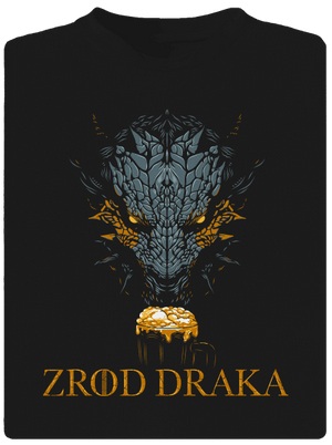 Zrod draka pánské sportovní tričko Black