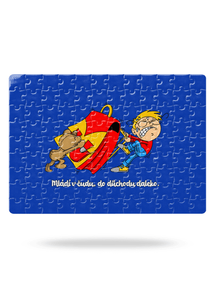 Školák puzzle White