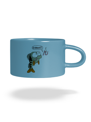 Co okouníš? hrnek makronka Blue Macaron