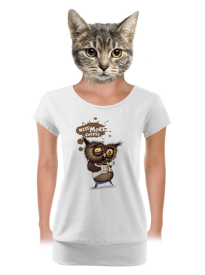 dámské tričko s lemem