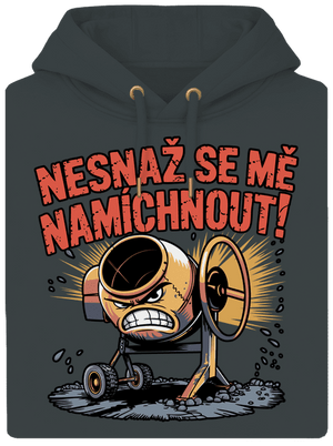 Míchačka unisex mikina premium Charcoal