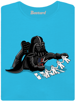 Klonování trooperů dámské tričko s lemem Blue Atol