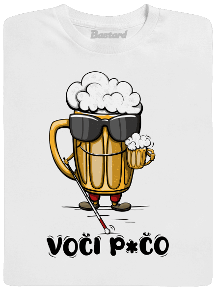 Voči p*čo pánské dlouhý rukáv White