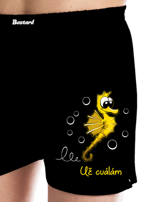 Na koníka pánské trenky Black