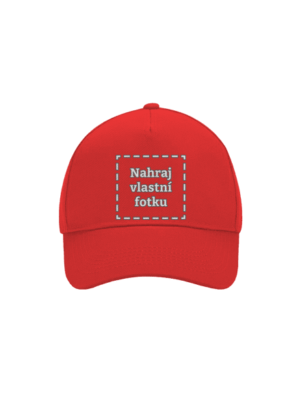Vlastní potisk kšiltovka baseballka Classic Red