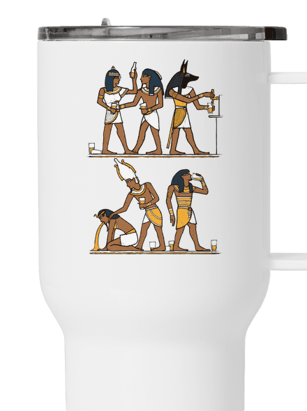 Egyptská párty termohrnek White