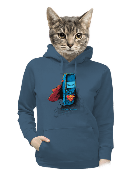 Mobil z oceli dámská mikina klokanka Denim
