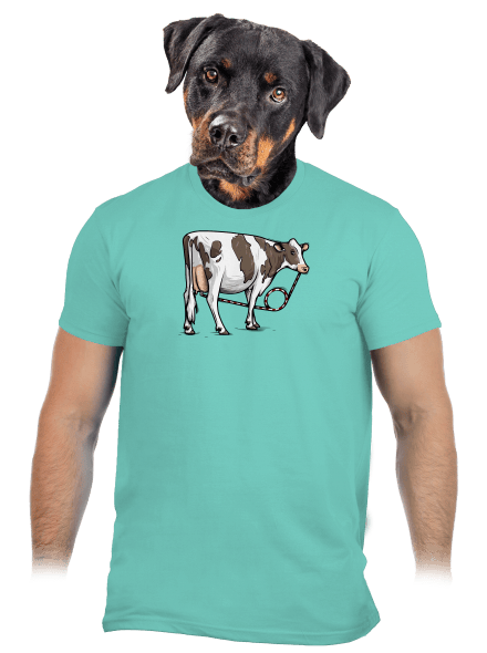 Cow drink pánské tričko Millenial Mint